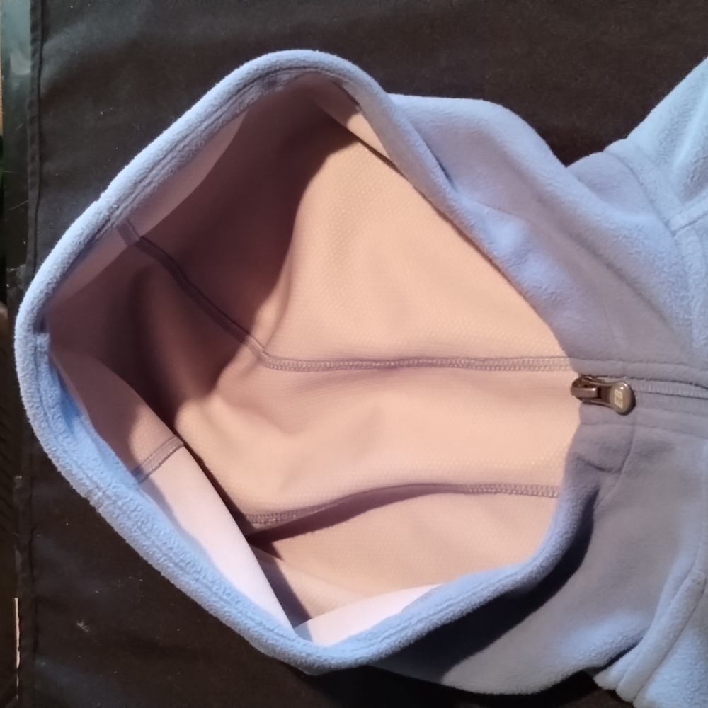 Eddie Bauer Woman's Windcutter Jacket/coat with Hood Light Blue - Picture 12 of 16